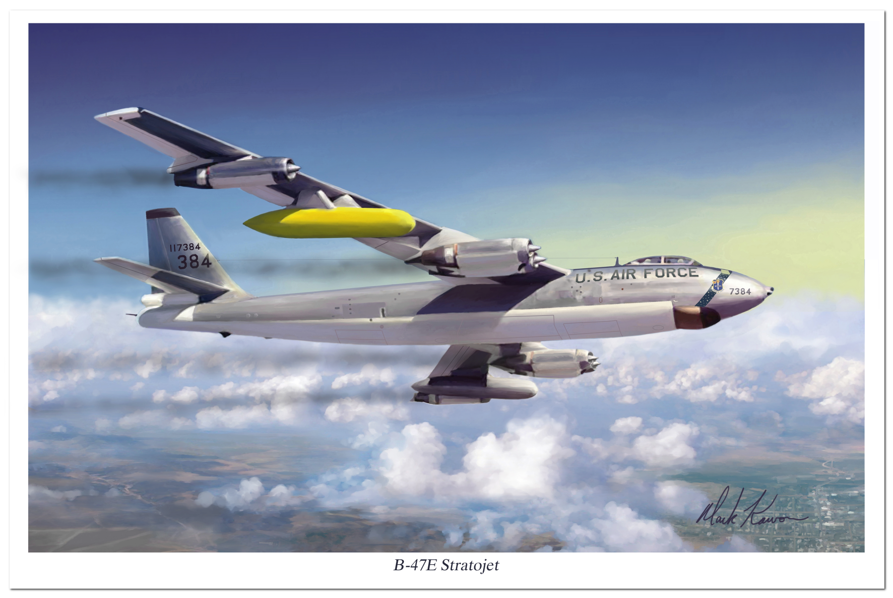 "The B-47E Stratojet" by Mark Karvon 