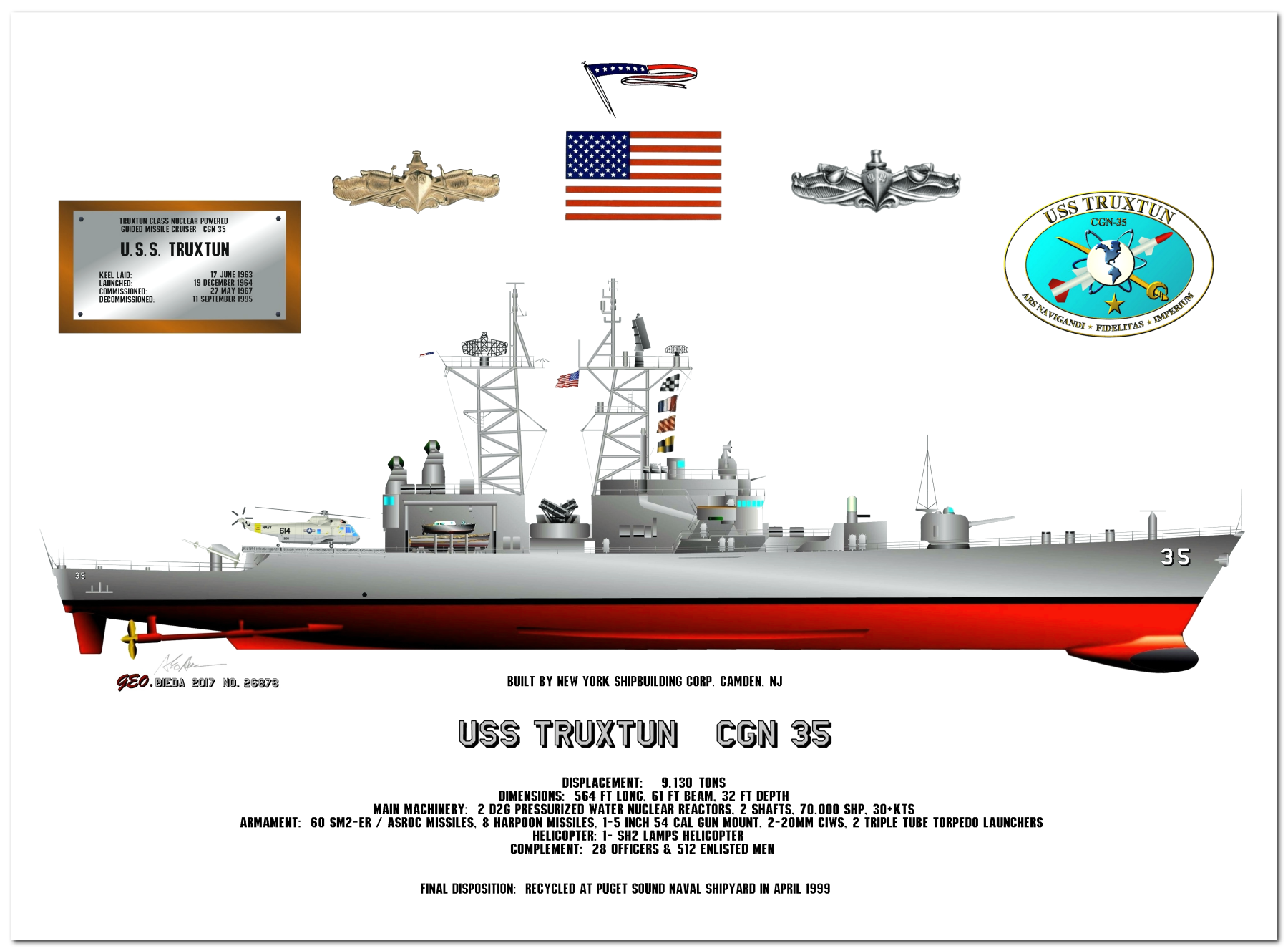 USS Truxtun CGN 35