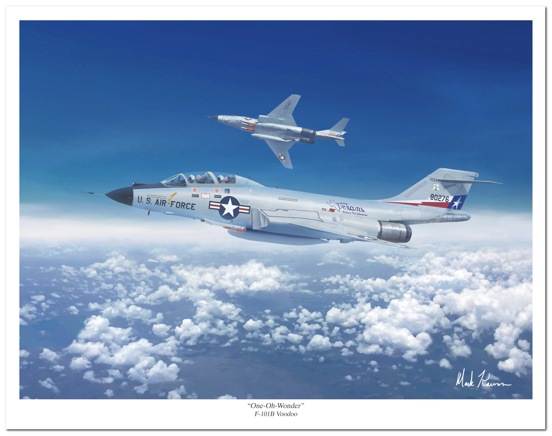 "One Oh Wonder" by Mark Karvon featuring the USAF F-101B Voodoo