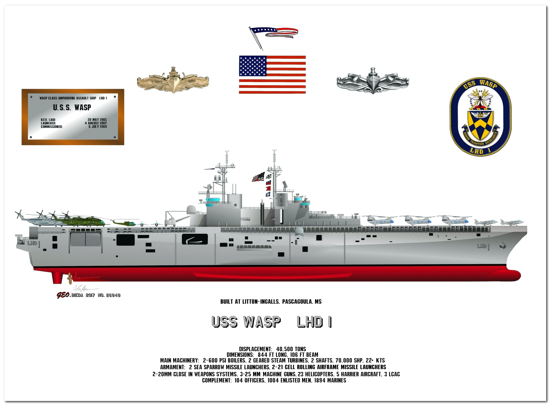 Wasp Class Amphibious Assault Ship (LHD)