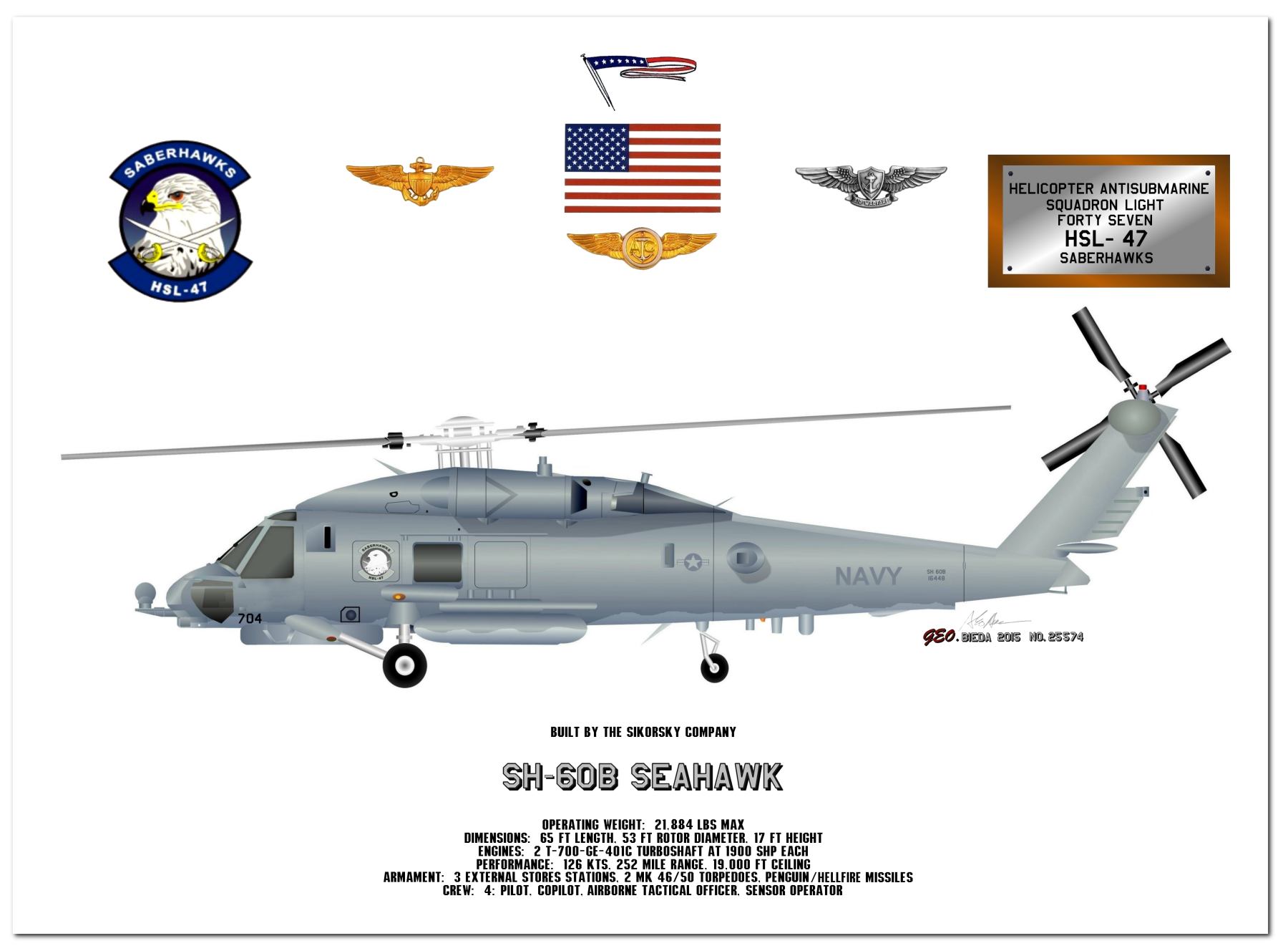 SH 60/HH 60/MH 60 Helicopter