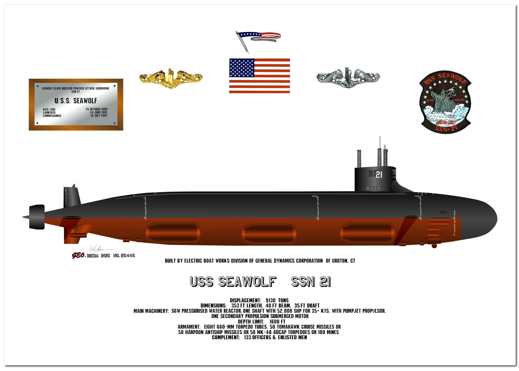 Seawolf Class Nuclear Fast Attack Submarines