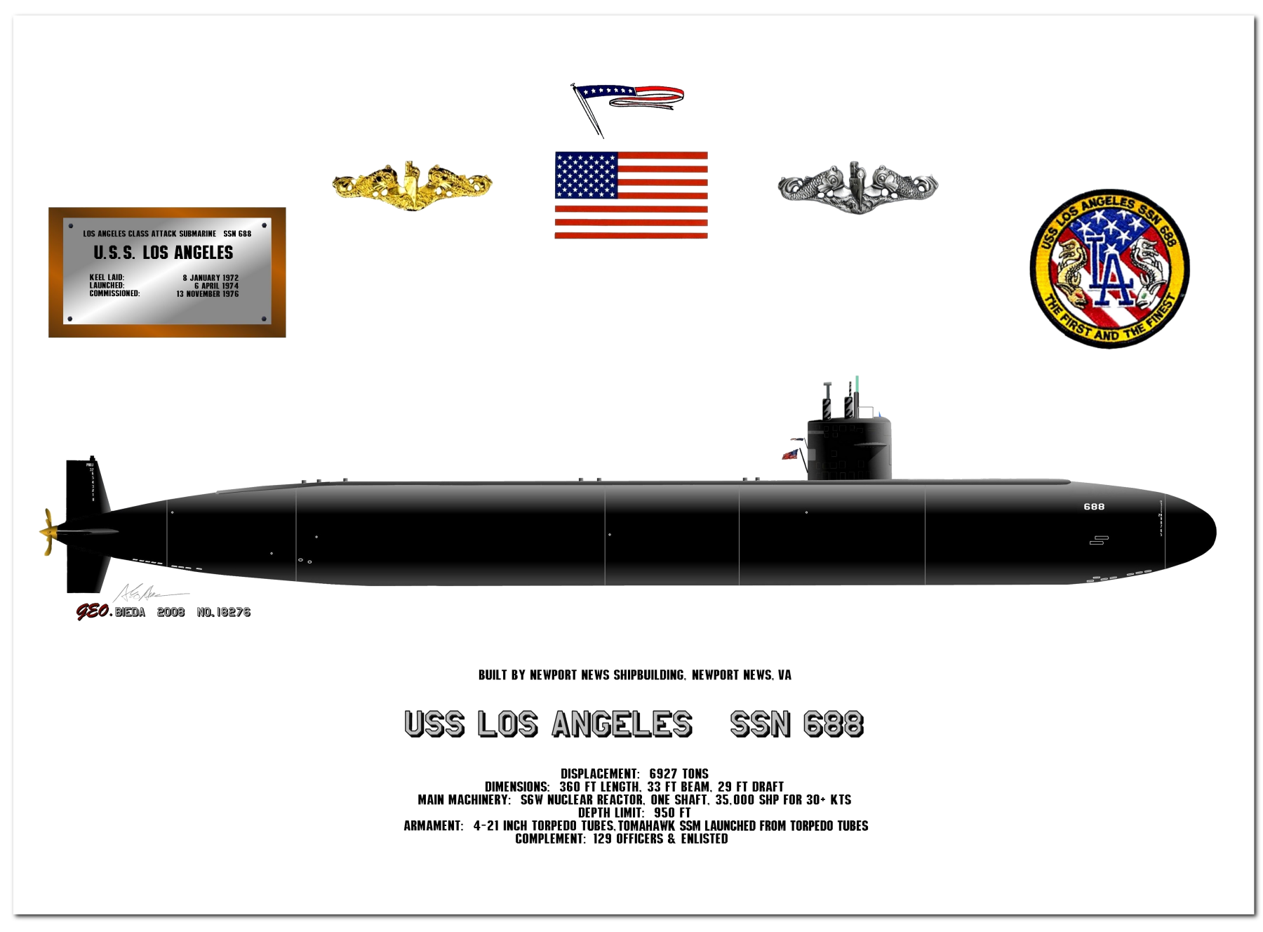 Los Angeles Class Nuclear Fast Attack Submarines