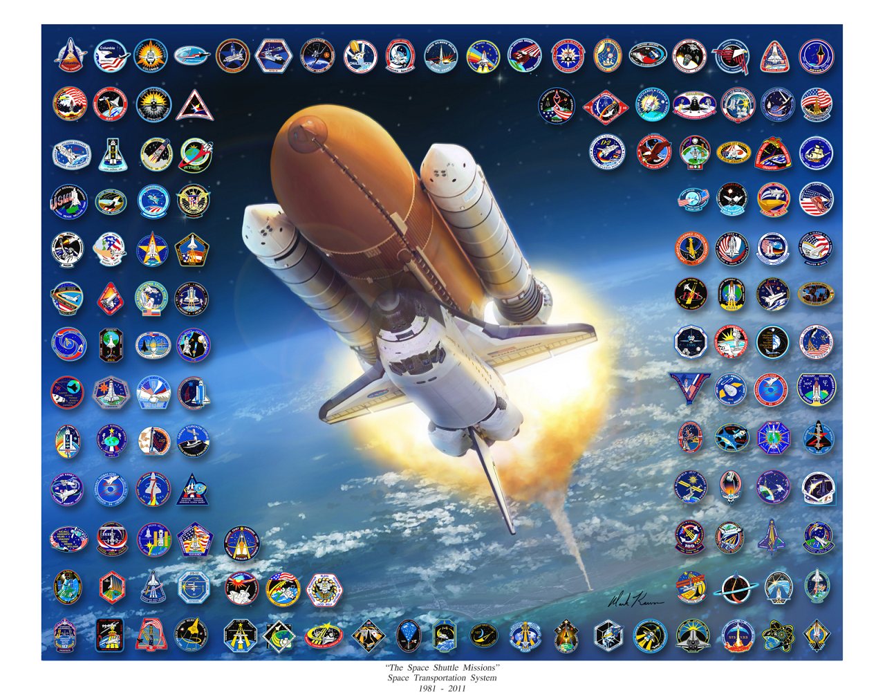 "Space Shuttle Missions" by Mark Karvon