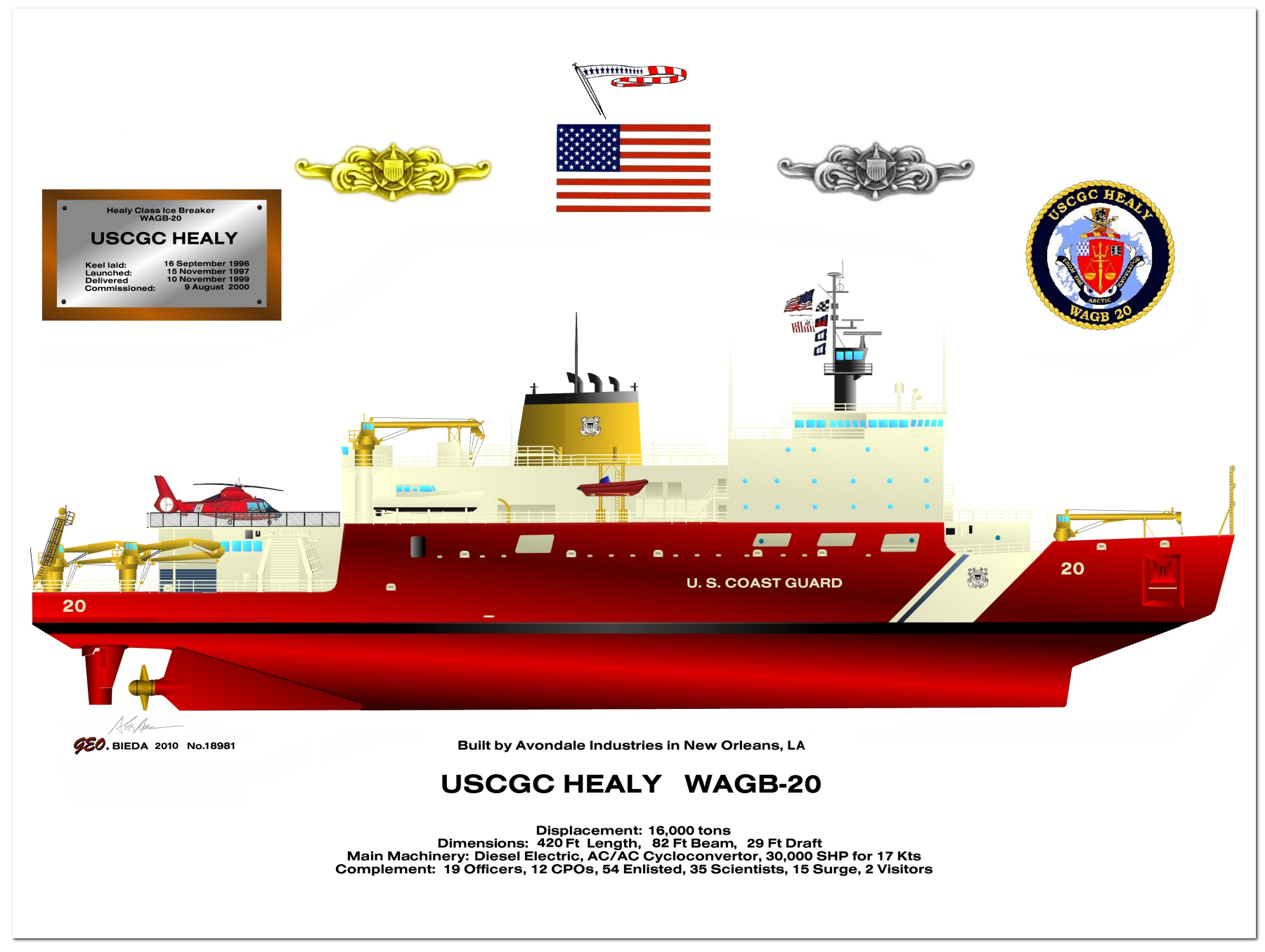 USCGC Healy WAGB 20, a Healy Class Icebreaker