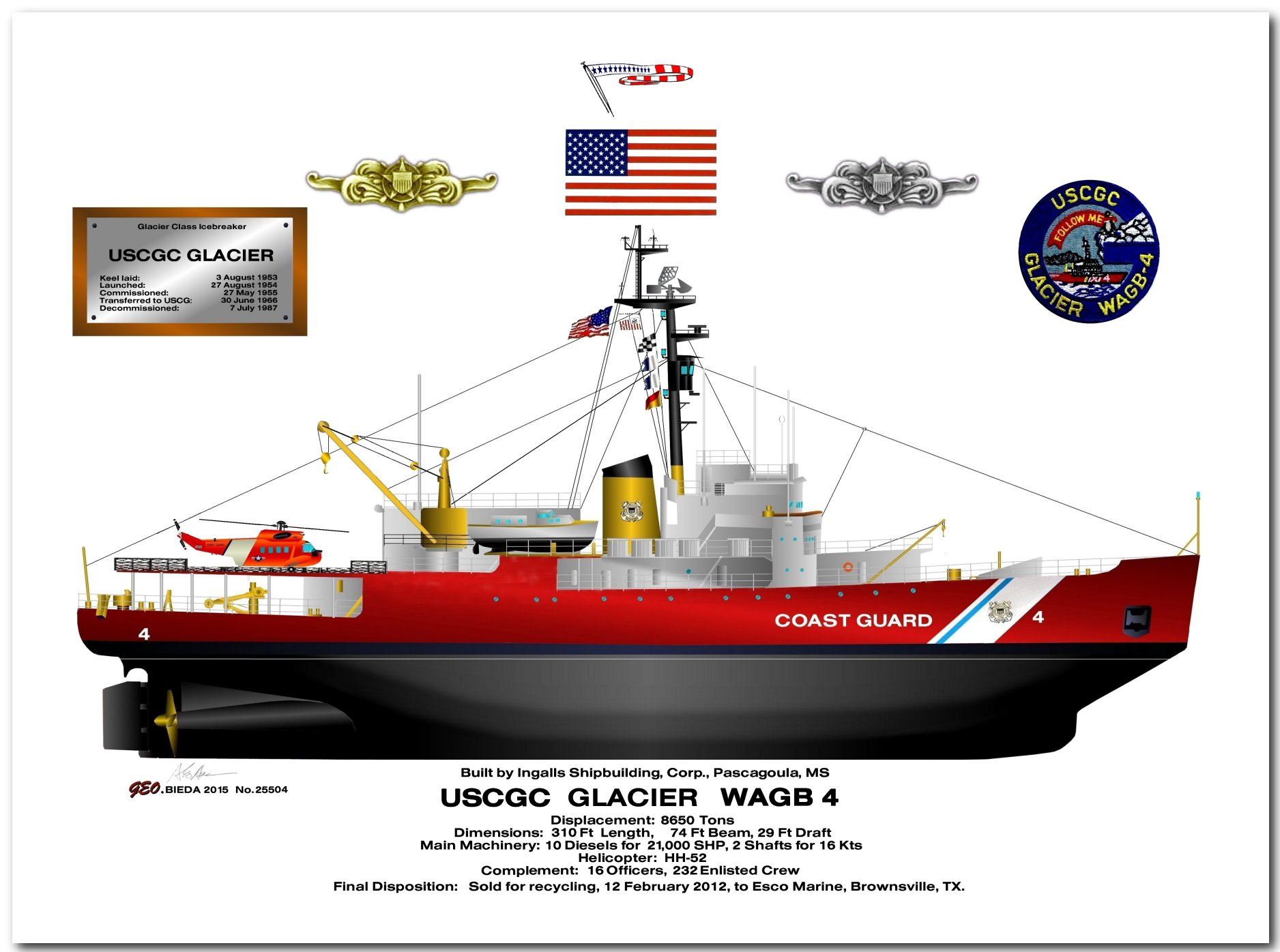 USCGC Glacier, a Glacier Class Icebreaker