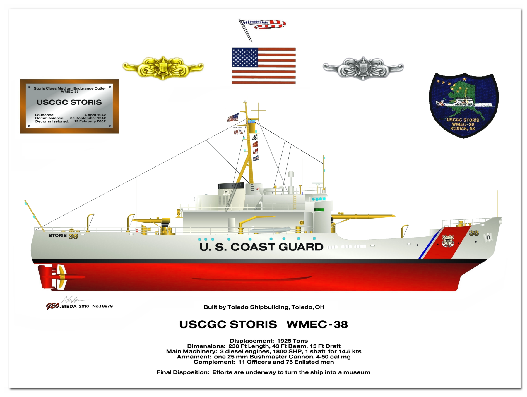 USCGC Storis WMEC 38 Icebreaker/Medium Endurance Cutter